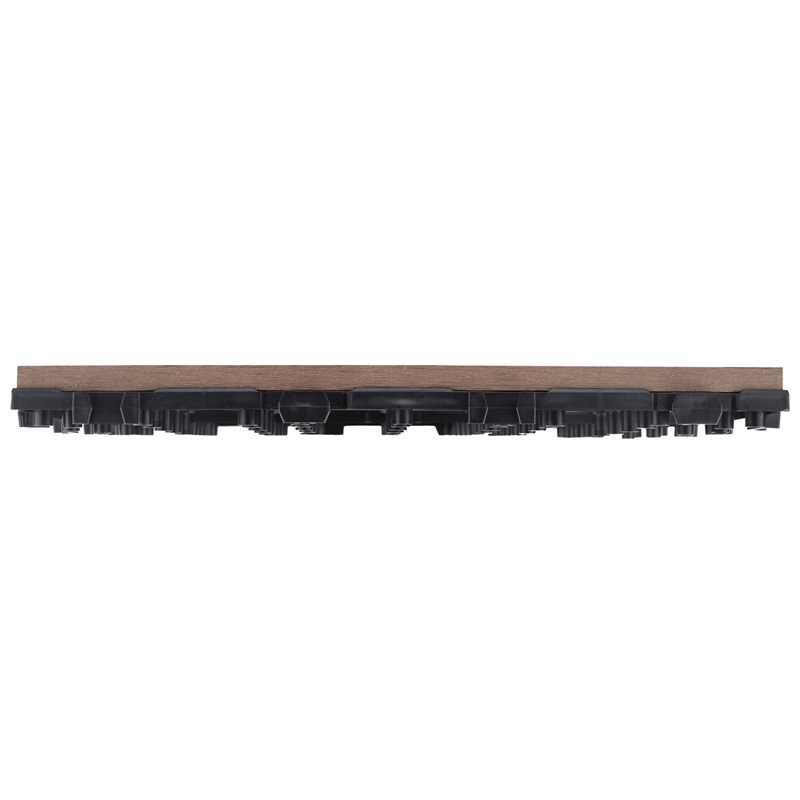 Pemberly Row Square Deck Tiles in Brown Canyon 6 Pack