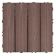 Pemberly Row Square Deck Tiles in Brown Canyon 6 Pack