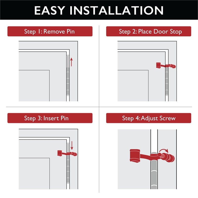 Pemberly Row Jumbo Hinge Pin Door Stop in Oil Rubbed Bronze 10 Pack
