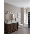 Pemberly Row Traditional Metal Towel Ring in Satin Nickel 6 in