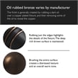 Pemberly Row Metal Passage Door Knobs in Oil Rubbed Bronze 6 Pack