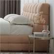 Pemberly Row Upholstered Queen Bed Frame with Tufted Fabric Headboard