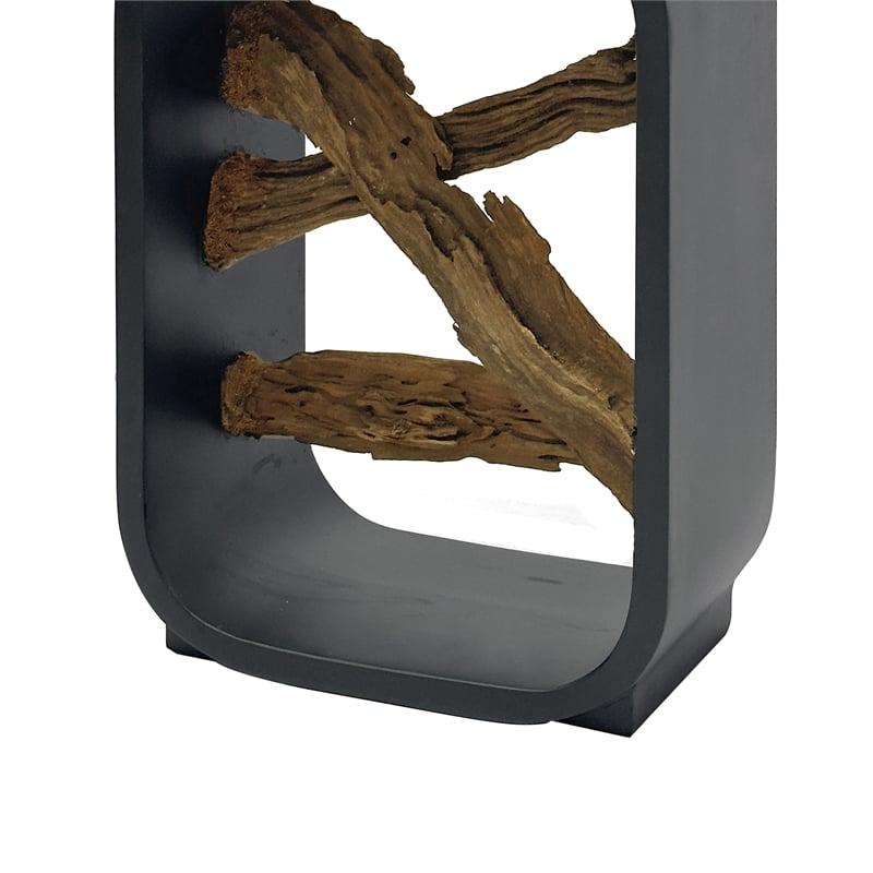 Pemberly Row Set of 2 Resin Table Lamps in Black with 25 Inch Height