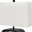 Pemberly Row Set of 2 Resin Table Lamps in Black with 25 Inch Height