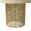 Pemberly Row 25 Inch Table Lamp with Rattan Design and Coastal Elegance