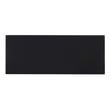 Pemberly Row Large Cabinet with Glass Doors and 3 Shelves in Black