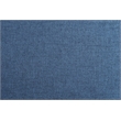 Pemberly Row Chaise Sleeper Sofa in Blue Upholstery with Black Legs