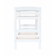 Pemberly Row Twin Over Twin Wood Bunk Bed in White Finish