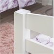 Pemberly Row Twin Over Twin Wood Bunk Bed in White Finish