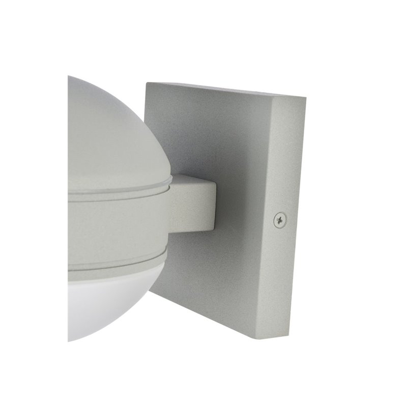 Pemberly Row 1-Light Aluminum LED Wall Sconce in Silver Finish