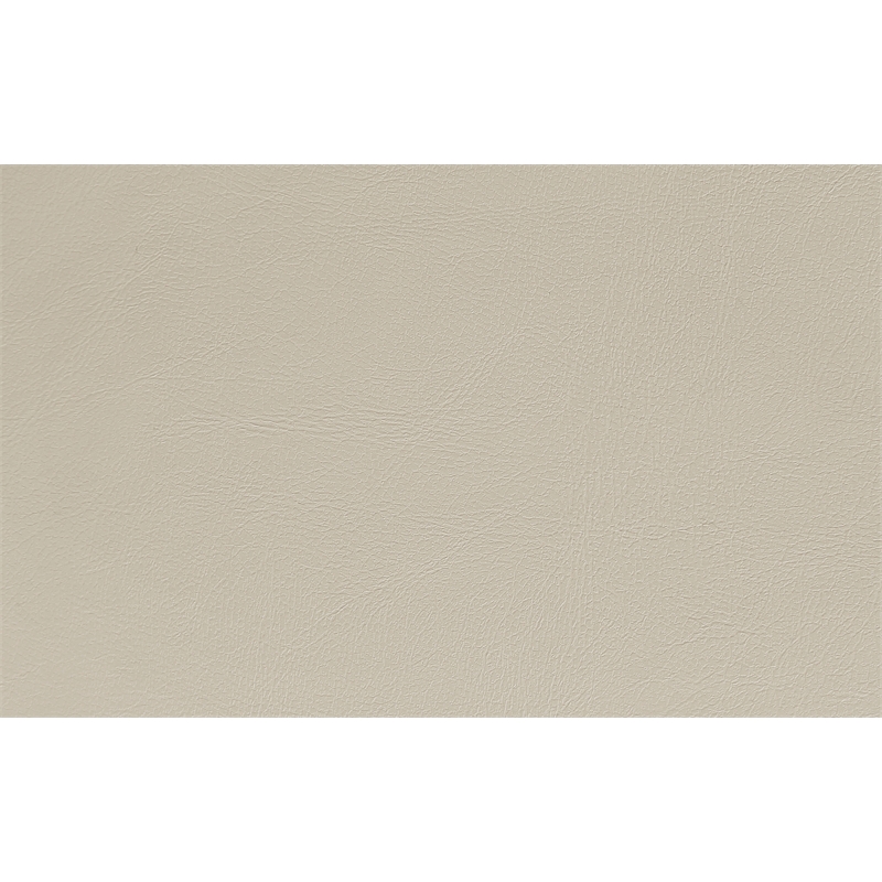 Pemberly Row Lounge Sofa in Cream Faux Leather with Chrome Legs