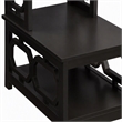Pemberly Row Omega Chairside End Table with Espresso Finish