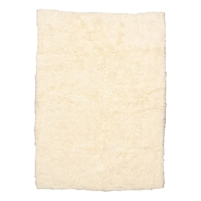 Pemberly Row Hand Woven Wool Rug in Natural 36