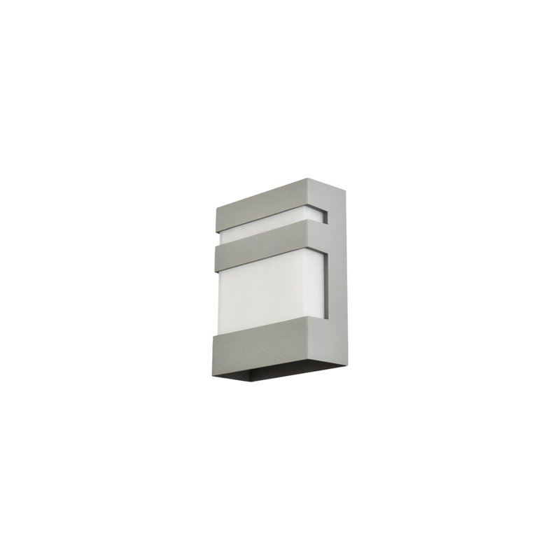 Pemberly Row 1-Light Modern Aluminum LED Wall Sconce in Silver