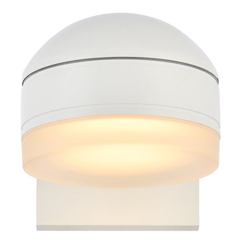 Pemberly Row 1-Light Modern Aluminum LED Wall Sconce in White