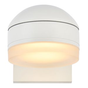 Pemberly Row 1-Light Modern Aluminum LED Wall Sconce in White