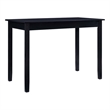 Pemberly Row Tavern Table in Solid Acacia Wood with Charcoal Gray Finish
