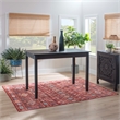 Pemberly Row Tavern Table in Solid Acacia Wood with Charcoal Gray Finish