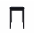 Pemberly Row Tavern Table in Solid Acacia Wood with Charcoal Gray Finish