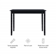 Pemberly Row Tavern Table in Solid Acacia Wood with Charcoal Gray Finish