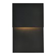Pemberly Row 1-Light LED Wall Sconce in Black Finish with 7-in Design