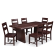 Pemberly Row Live Edge Solid Wood 74