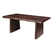 Pemberly Row Live Edge Solid Wood 74