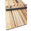 Pemberly Row Adjustable Bathtub Seat/Shelf in Teak Wood 9 1/2