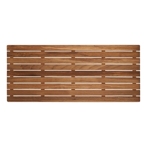 Pemberly Row Slip Resistant Teak Wood Shower Mat Finished - 32&quotL x 14&quotD