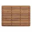 Pemberly Row Finished Teak Shower Mat with Rounded Corners - 25