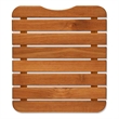 Pemberly Row Mini Non-Skid Teak Wood Mat for Boat or Camping - 11