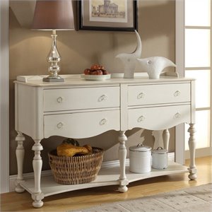 Beaumont Lane Server in Honeysuckle White