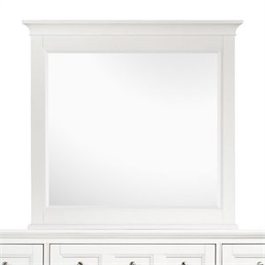 beaumont lane landscape mirror in painted white