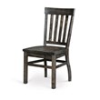 Beaumont Lane Pine Deep Weathered Dining Chair Traditional 38.5