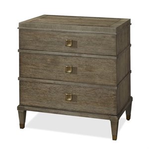 beaumont lane 3 drawer nightstand in brown eyed girl