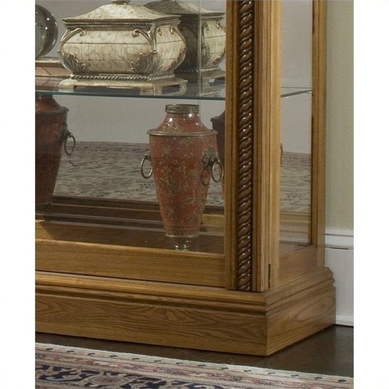Beaumont Lane Curio Cabinet in Oak