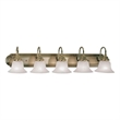 Beaumont Lane 5 Light Bath Light in Antique Brass