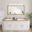 Beaumont Lane 5 Light Bath Light in Polished Brass and Chrome