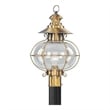 Beaumont Lane Outdoor Post Head in Flemish Brass