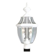 Beaumont Lane 2 Light Outdoor Post Head in White