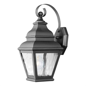 Beaumont Lane Outdoor Wall Lantern in Black