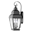 Beaumont Lane 3 Light Outdoor Wall Lantern in Black