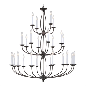 Beaumont Lane 24 Light Lighting Chandelier in Bronze