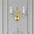 Beaumont Lane 2 Light Wall Sconce in Polished Brass