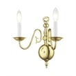 Beaumont Lane 2 Light Wall Sconce in Polished Brass