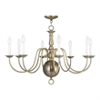 Beaumont Lane 8 Light Chandelier in Antique Brass