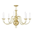 Beaumont Lane 8 Light Chandelier in Polished Brass