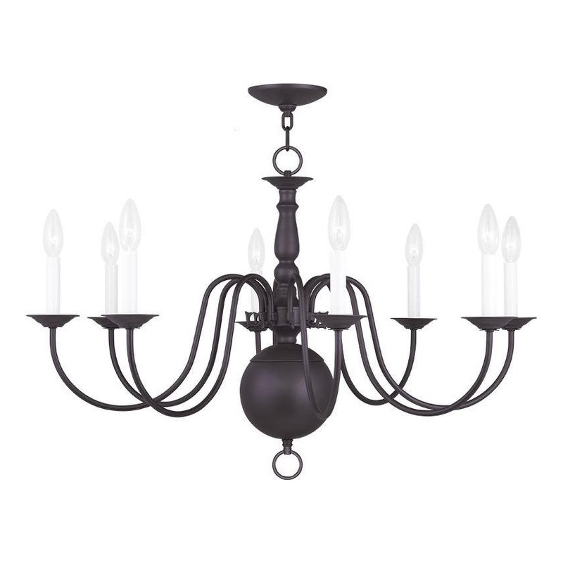 Beaumont Lane 8 Light Chandelier in Bronze