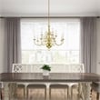 Beaumont Lane 12 Light Chandelier in Polished Brass
