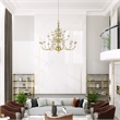 Beaumont Lane 22 Light Chandelier in Polished Brass